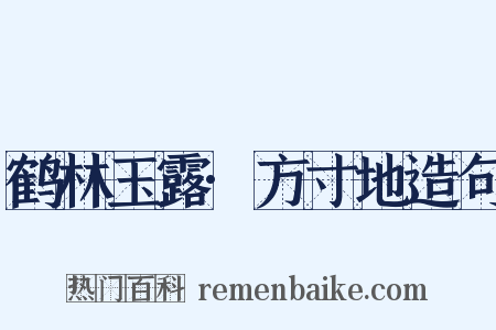 鹤林玉露·方寸地造句是什么意思的图片